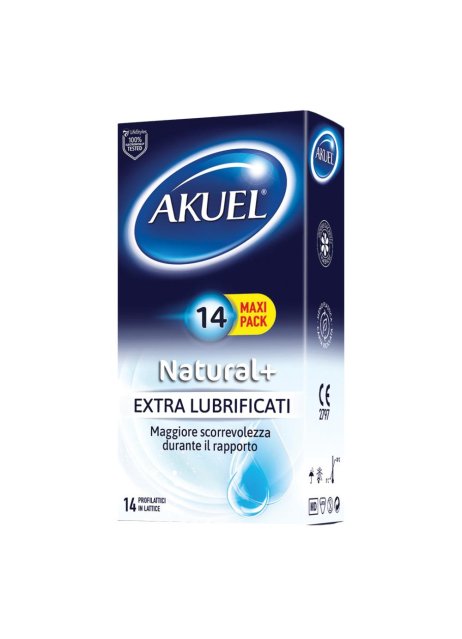 AKUEL Natural+ExtraLubr.14pz