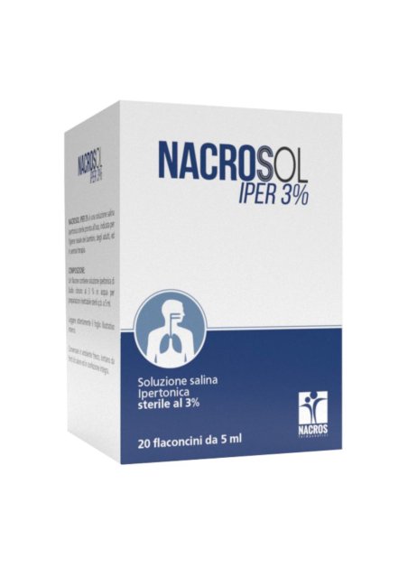 NACROSOL IPER 3% 20F FISIOL5ML