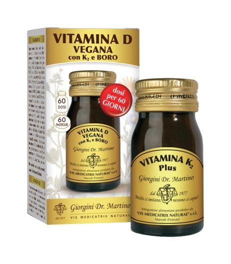 VITAMINA D VEGANA K2+BORO60PAS