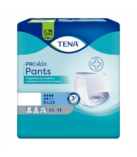 TENA PANTS Plus Pann.XS 14pz