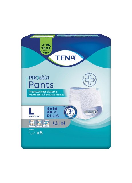 TENA PANTS PLUS L 8PZ