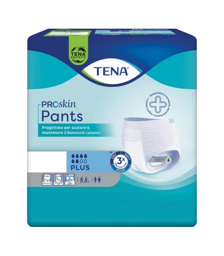 TENA PANTS PLUS XL 12PZ