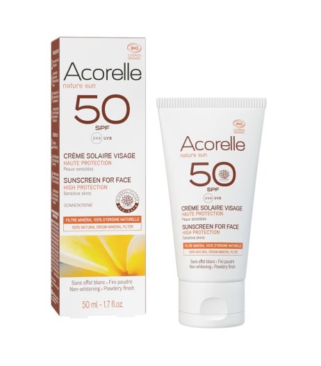 ACORELLE CREMA SOLARE VISO BIO