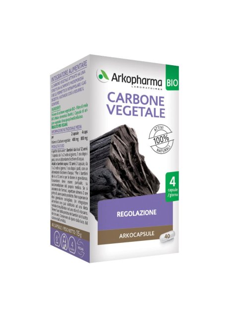 ARKOCAPSULE Carbone Veg.40 Cps