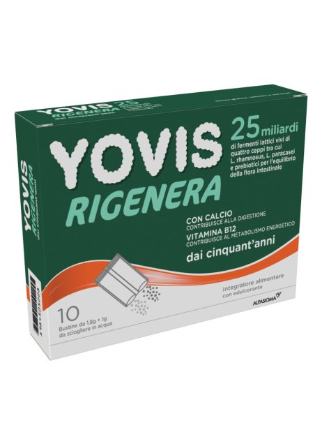 Yovis Rigenera 50+ 10 bustine - Integratore di Fermenti Lattici 