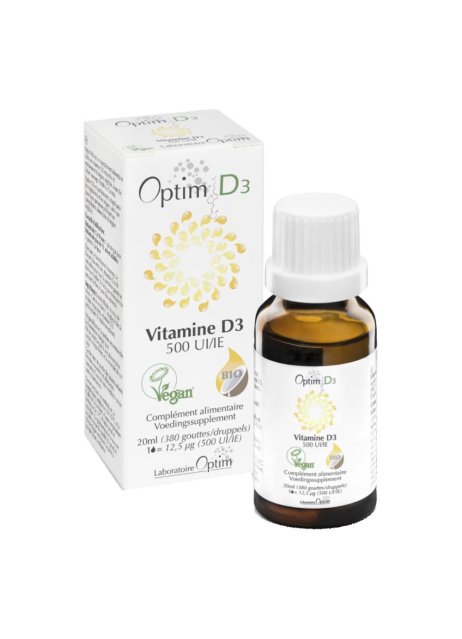 OPTIM D3 Vitamine Veg.500UI