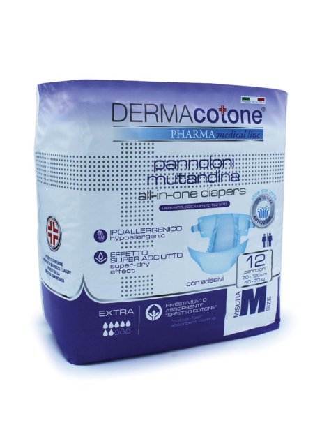 DERMACOTONE Pann.Mut.M 12pz