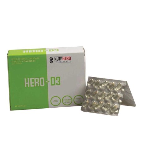 HERO D3 60 Cps SoftGel