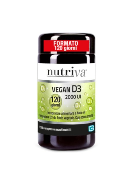 NUTRIVA VEGAN D3 120CPR CABASSI