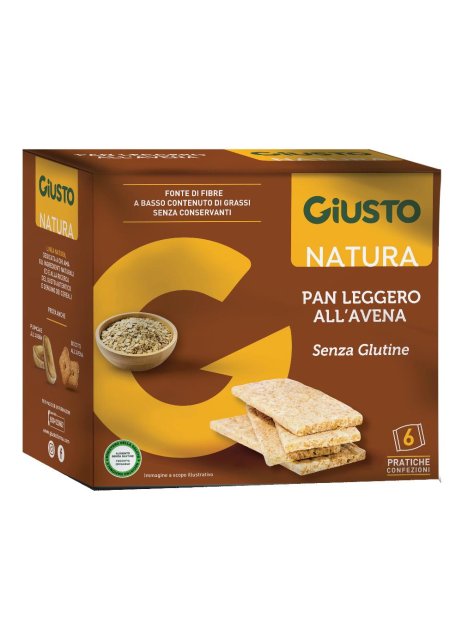 GIUSTO S/G PAN LEG AVENA 6X25G