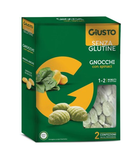 GIUSTO S/G GNOCCHI SPINACI500G