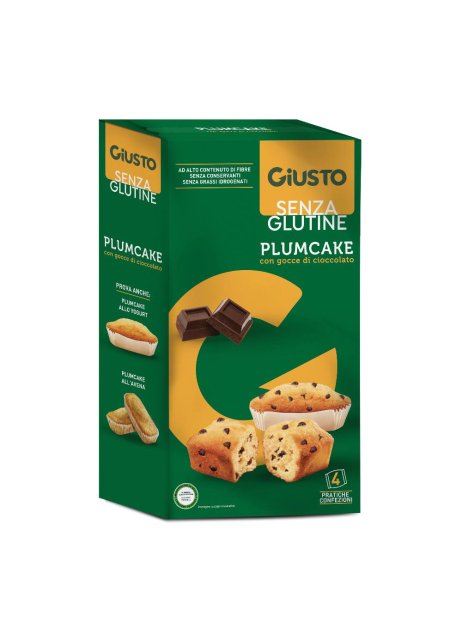 GIUSTO S/G Plumcake Ciocc.160g