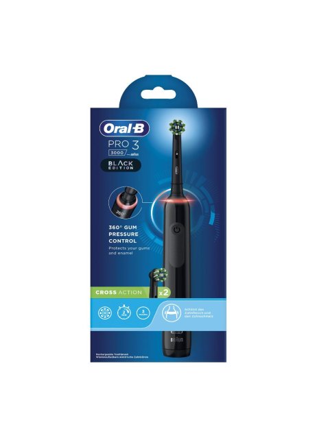 ORALB PRO 3 BLACK SPAZZ+2REF