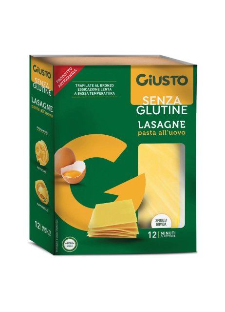 GIUSTO S/G Lasagne 250g