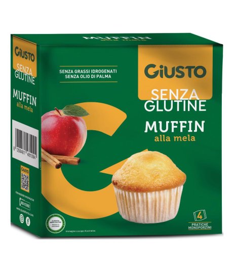 GIUSTO S/G Muffin Mela 4x50g