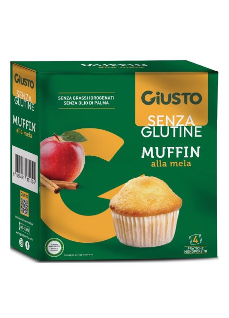 GIUSTO S/G Muffin Mela 4x50g