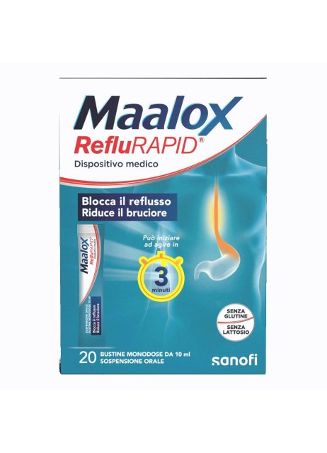 MAALOX REFLURAPID 20BUST TP