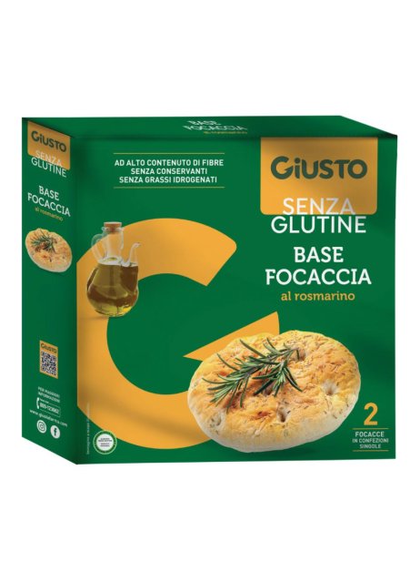 GIUSTO S/G Fondo Focaccia 280g