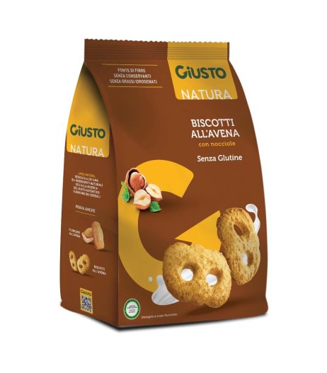 GIUSTO S/G Bisc.Avena 250g