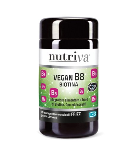 NUTRIVA VEGAN B8 FIZZ 30CPR LIMO