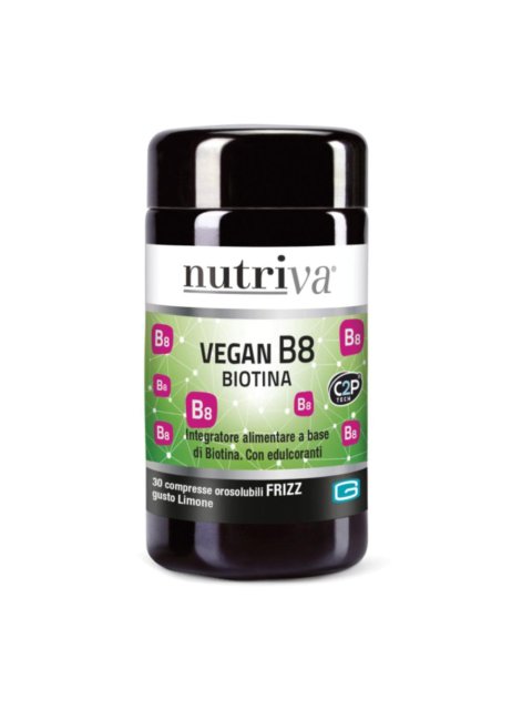 NUTRIVA VEGAN B8 FIZZ 30CPR LIMO