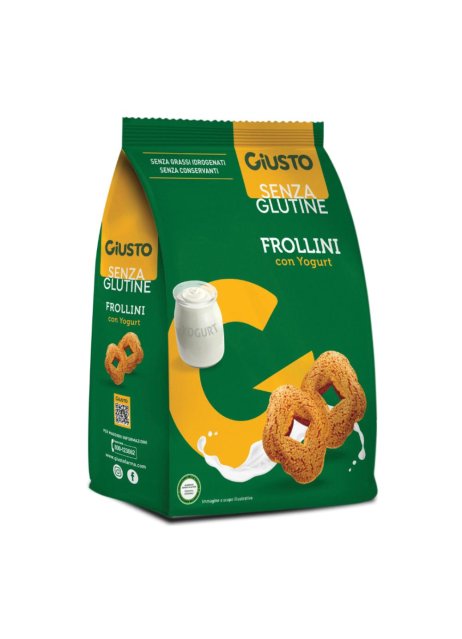 GIUSTO S/G FROLLINI YOGURT250G