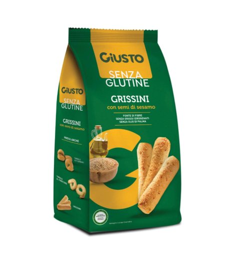 GIUSTO S/G Grissini*Sesamo150g