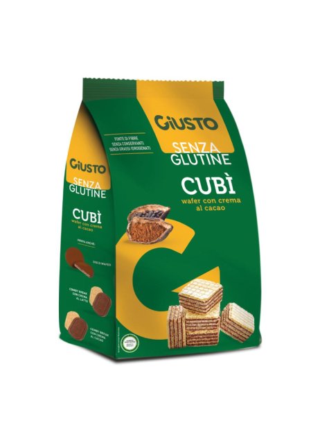 GIUSTO S/G CUBI'Wafer Cac.250g