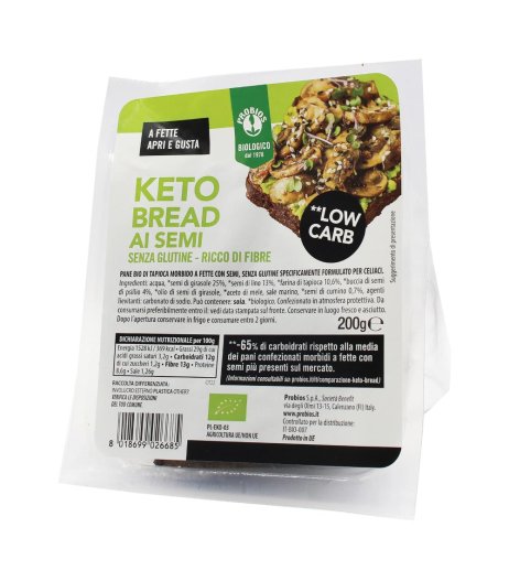 PROBIOS Keto Bread C/Semi 200g