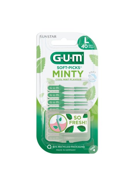 GUM Soft Pick Mint Scov.L 40pz