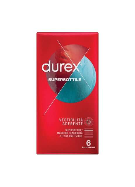 DUREX SUPERSOTTILE CLOSE FIT6P