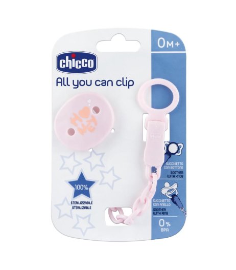 CH Clip Universale Rosa 0m+