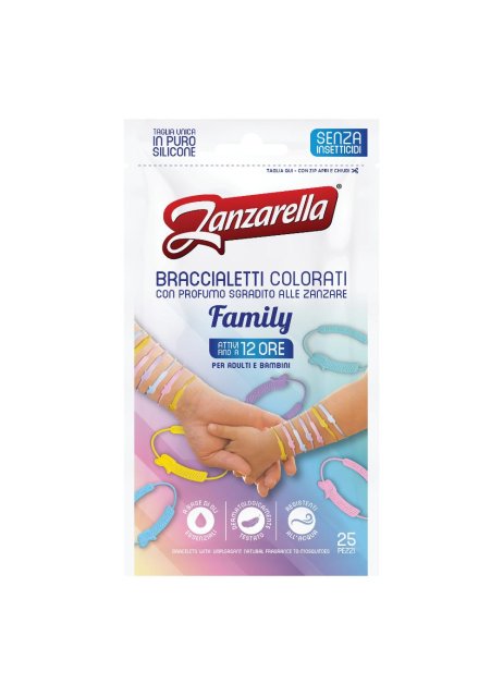 ZANZARELLA Bracc.Family 25pz