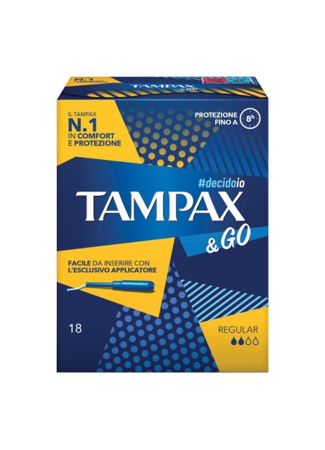 TAMPAX &GO REGULAR 18PZ