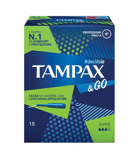 TAMPAX&GO Super 18pz