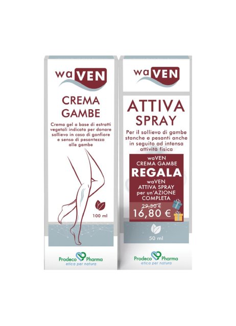 WAVEN CREMA GAMBE 100ML+ATTIVA