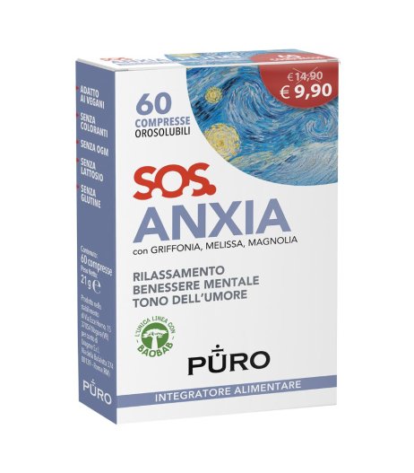 PURO SOS Anxia 60Cpr Orosol.