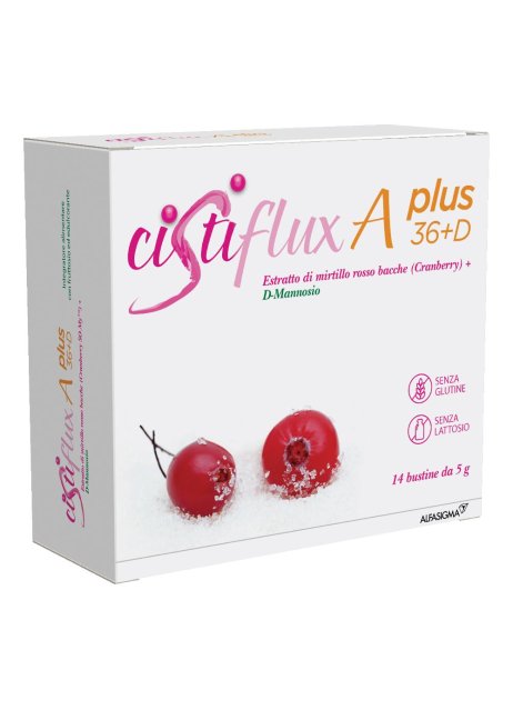 Cistiflux A Plus 36+ D 14 bustine - Integratore Per Le Vie Urinarie