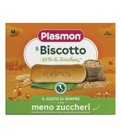 PLASMON Bisc.-30% Zucch.720g