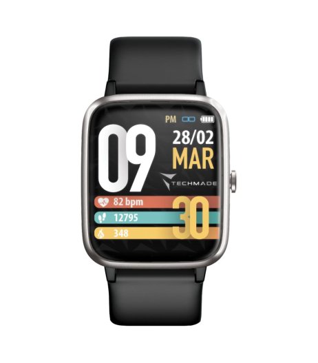 MOVE Smartwatch Black Silver