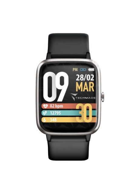 MOVE Smartwatch Black Silver