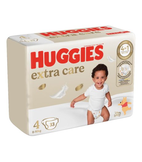 HUGGIES EXTRA CARE GR 4 33PZ