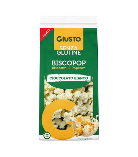 GIUSTO S/G Biscopop White 80g