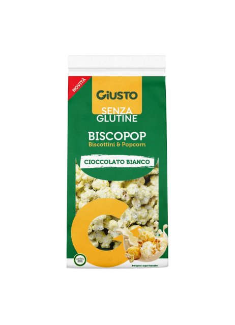 GIUSTO S/G Biscopop White 80g