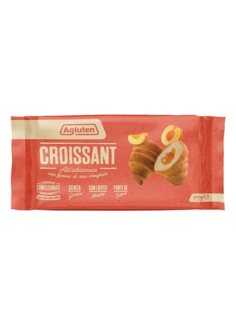 AGLUTEN Croissant Alb.4pz