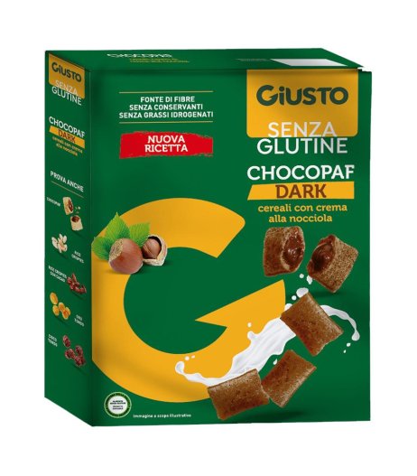 GIUSTO S/G Choco Paff.Dark250g