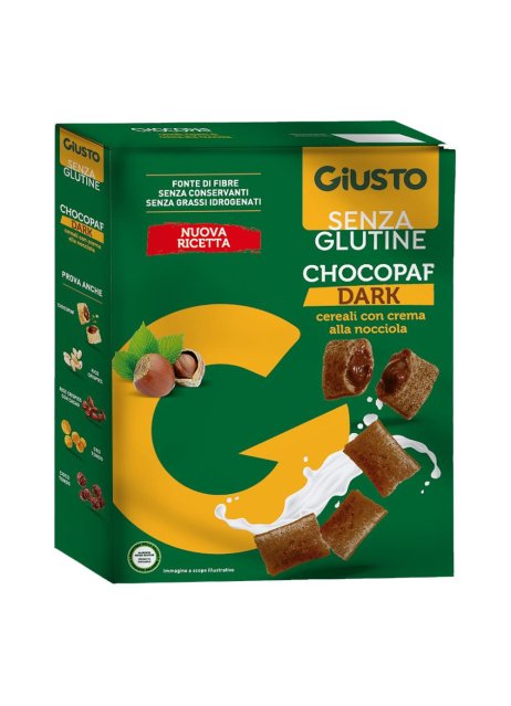 GIUSTO S/G Choco Paff.Dark250g