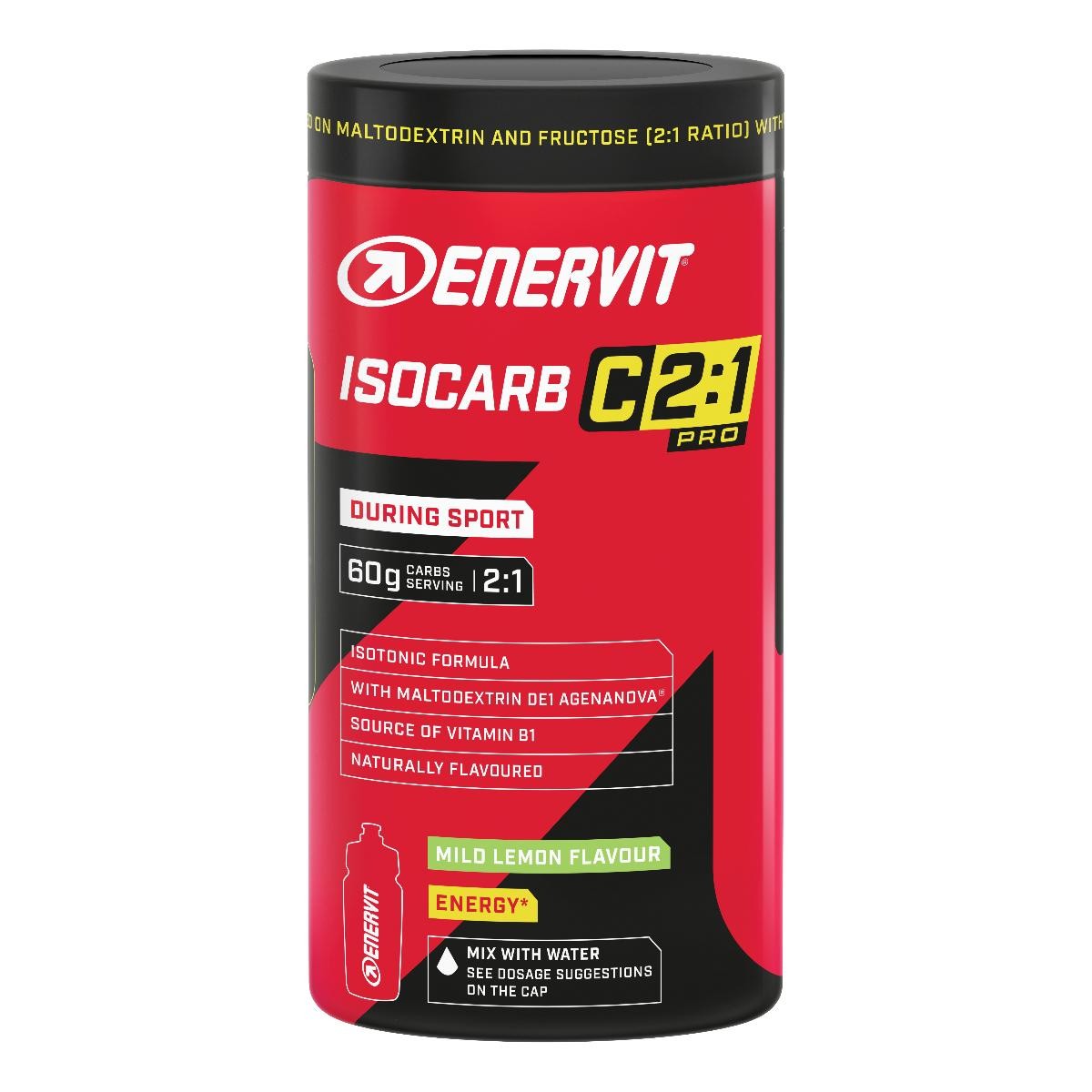 Enervit Sport Isocarb 2:1 Lemon Bevanda Istantanea Gusto Limone, 650g