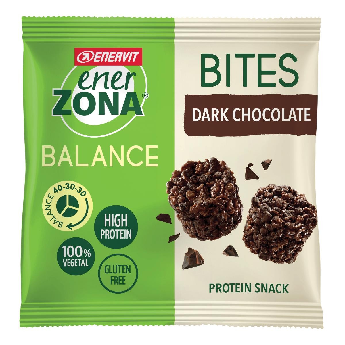 EnerZona Bites Snack Cioccolato Fondente, 24g