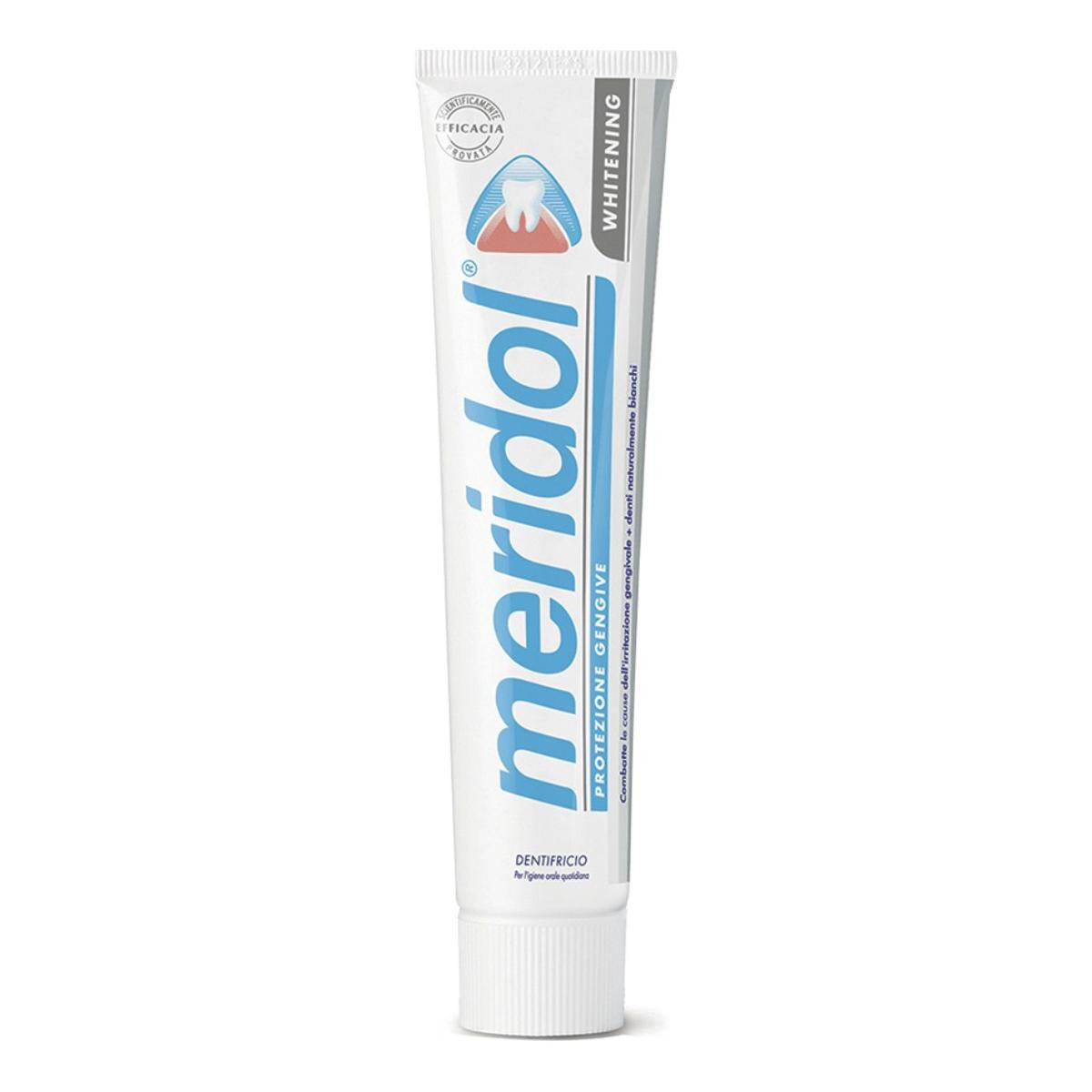Meridol Dentifricio Sbiancante Delicato e Protezione Gengive, 75ml